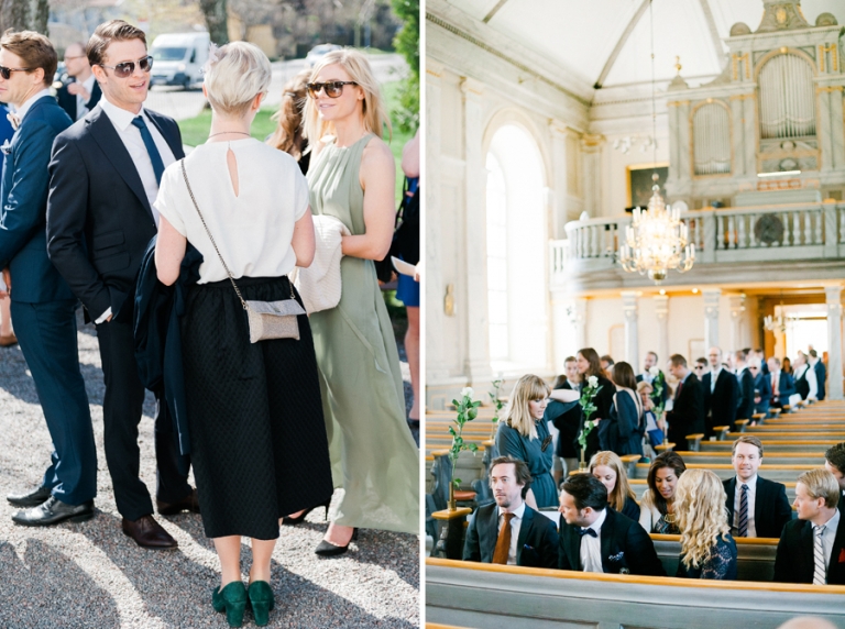 Bröllop i Vaxholm med vigsel i Vaxholms kyrka och bröllopsfest i Tornvillan